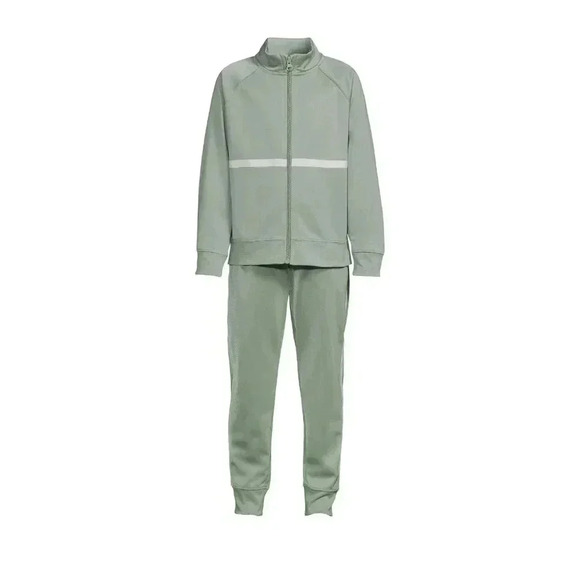 Athletic Works Girls Fleece Tracksuit 2-Piece - Picture 1 of 10